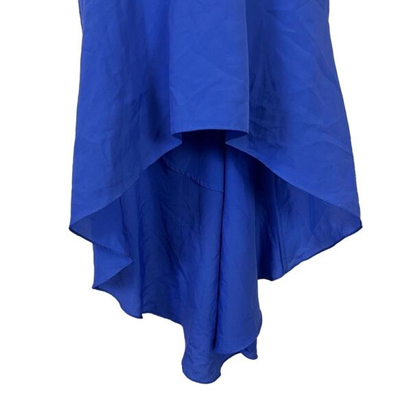 BCBGeneration BCBG Fairy High Low Blue LAPIS Sleeveless Flowy Dress NWT sz XS - Picture 3 of 15